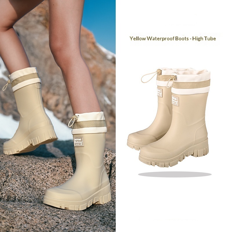 Womens Tall Rain Boots Waterproof And Non-Slip foto 4