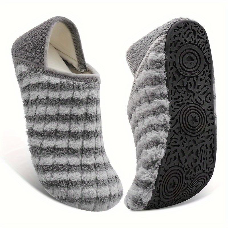 Women's Plush Flat Shoes Winter Warm Slip On Shoes foto 4