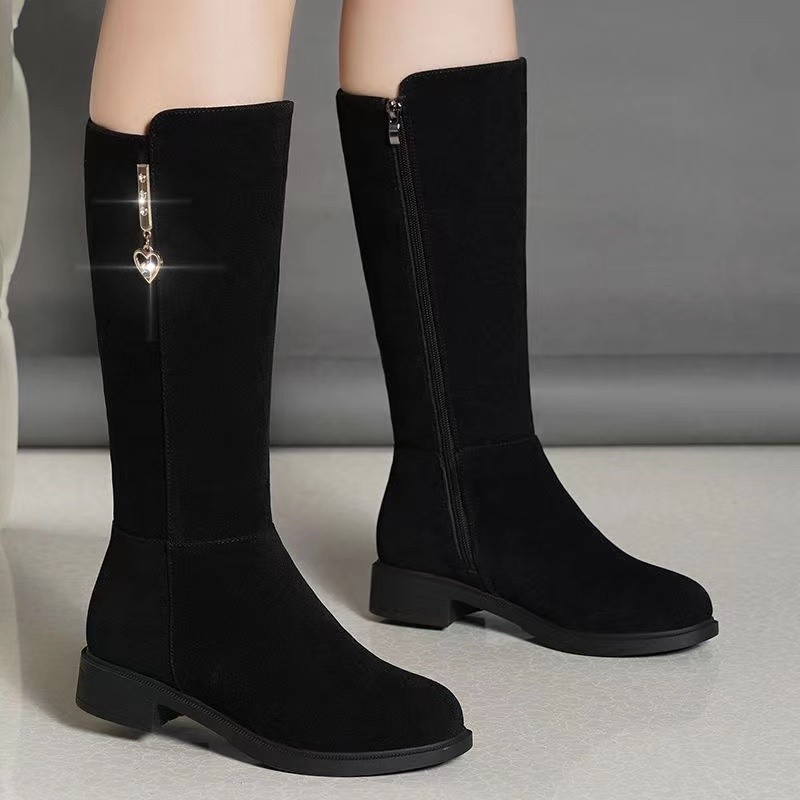 Fleece Lined Mid Calf Warm Cotton Boots foto 3