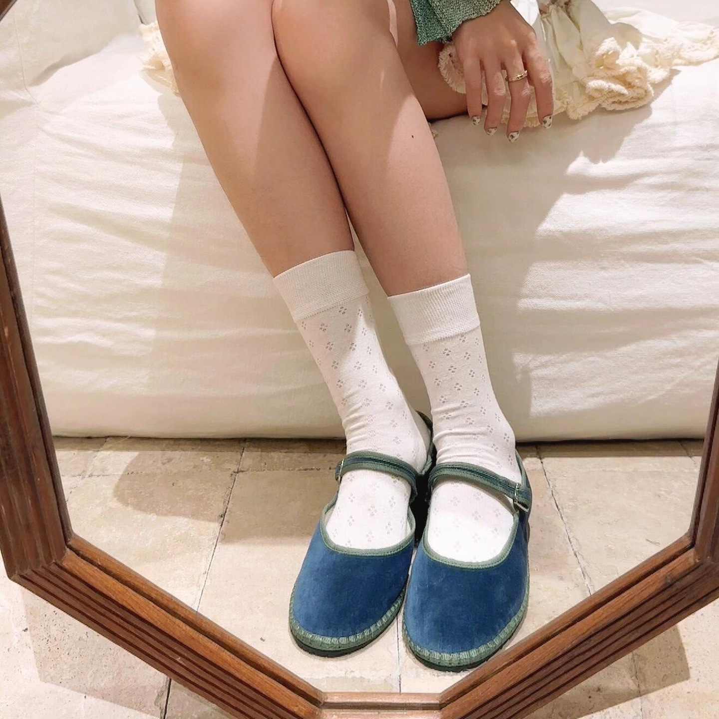 Womens Casual Velvet Versatile Low-heeled Pump Shoes foto 3
