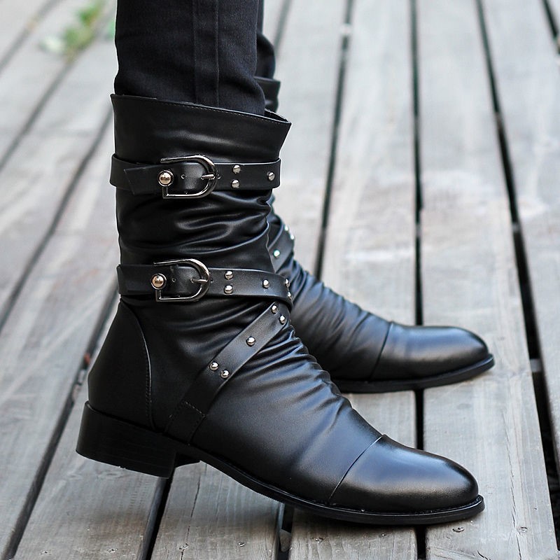 Men's Pointed Toe Within Wellingtons foto 3