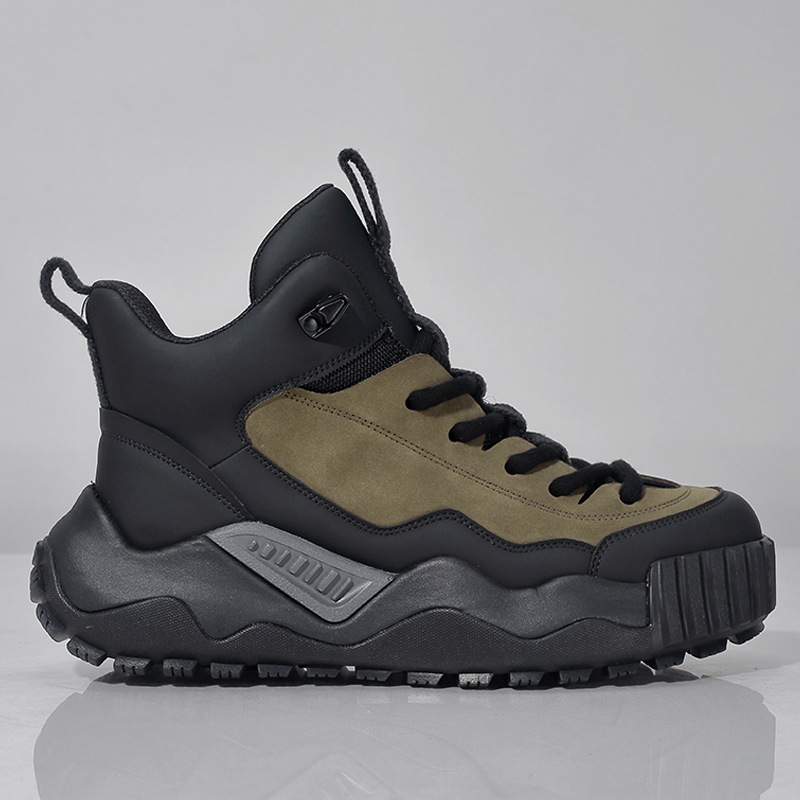High-top Platform Men's Shoes Breathable And Lightweight