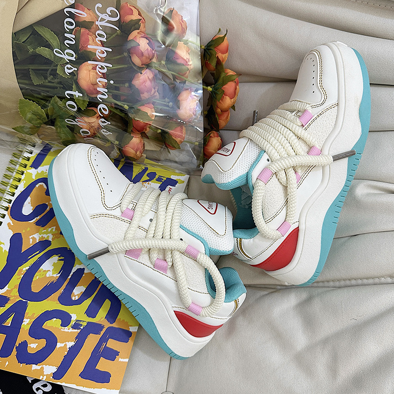 National Trendy Couple Casual White Shoes Sports Men foto 4