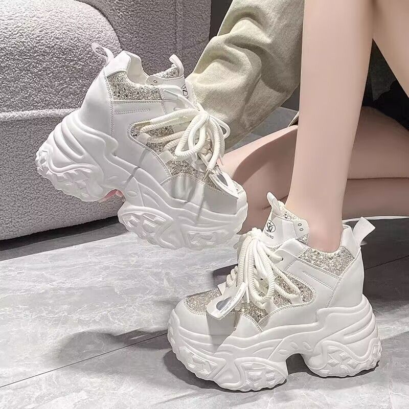 Versatile Fashion Casual Thick-soled Height-increasing Sneakers foto 4