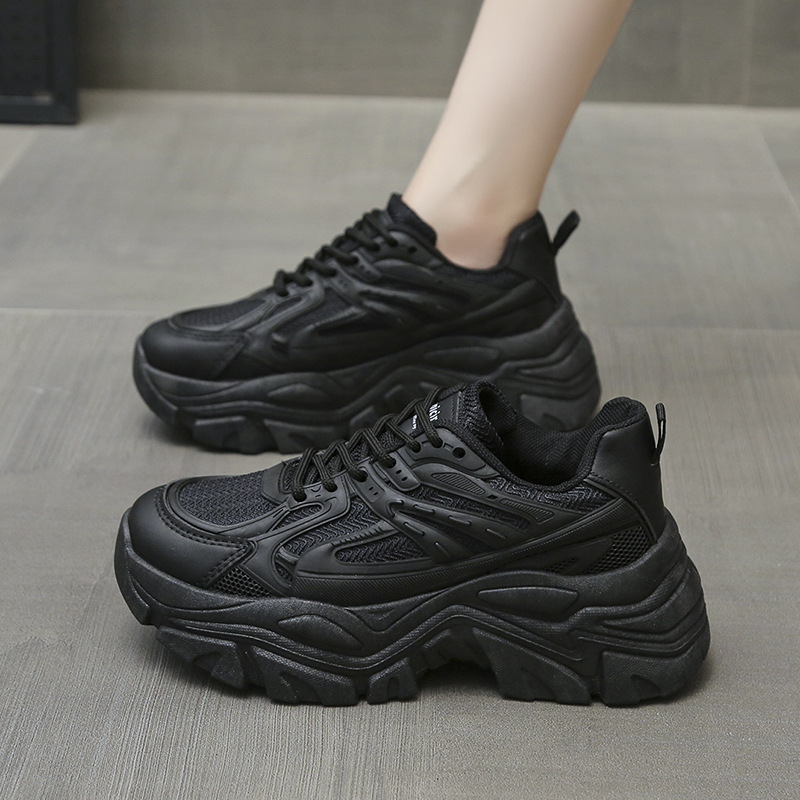 Women's Thick Bottom Breathable White Shoes foto 5