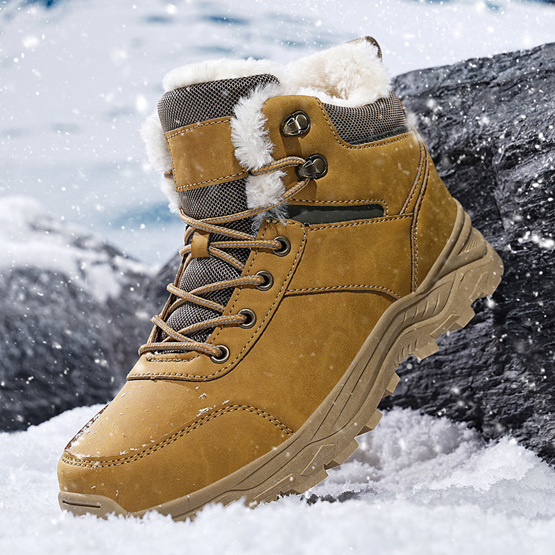 Men's Outdoor Travel Insulated Cotton-padded Shoes foto 4