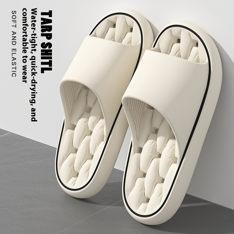 Hollow Bathroom Non-slip Silent EVA Slippers foto 4