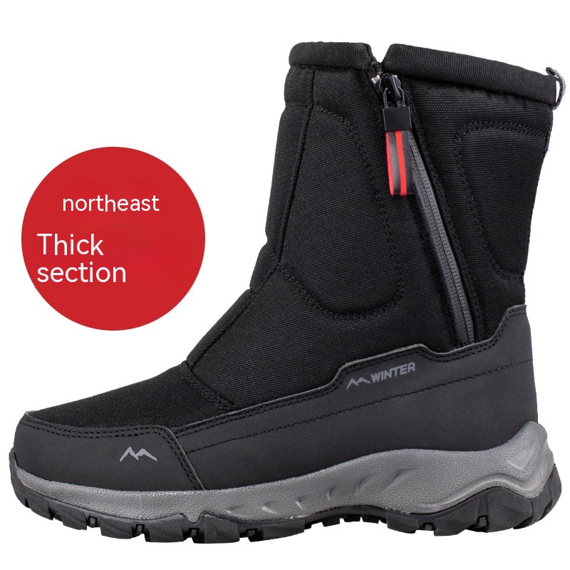 Waterproof Non Slip Warm Plush And Thick Cotton Shoes foto 5