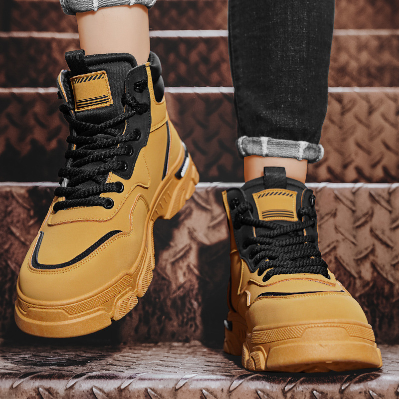 Men's Martin Boots Spring And Autumn British Style foto 4