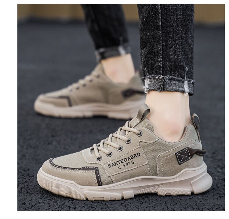 Trendy Retro Korean Type Men's Outdoor Shoes foto 5