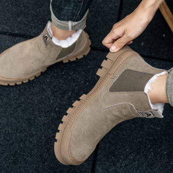 Anti-smashing And Anti-penetration Winter Thickened Work Shoes Men foto 5