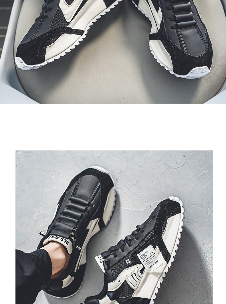 Men's Spring New Fashion All-match Casual Sneaker Thick Bottom Height Increasing Non-slip foto 3