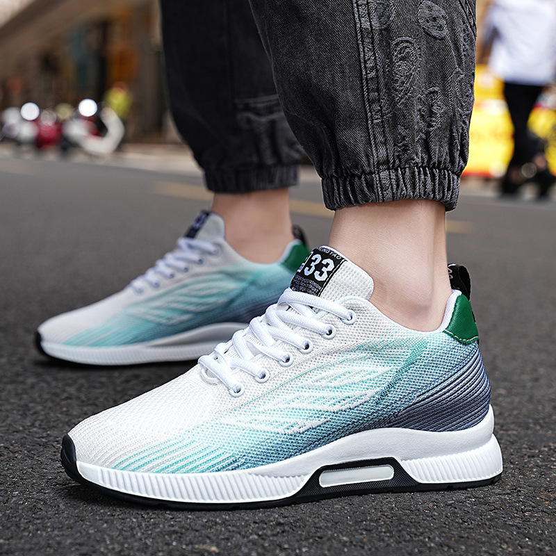 Flyknit Breathable Height Increasing Insole Men's Shoes Increased 6CM foto 4