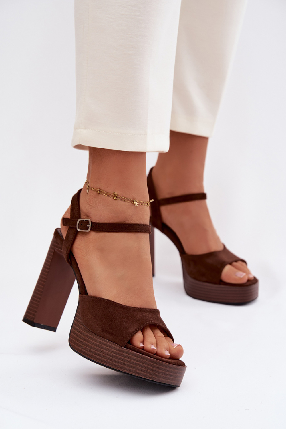 Sandalen op hak Step in style