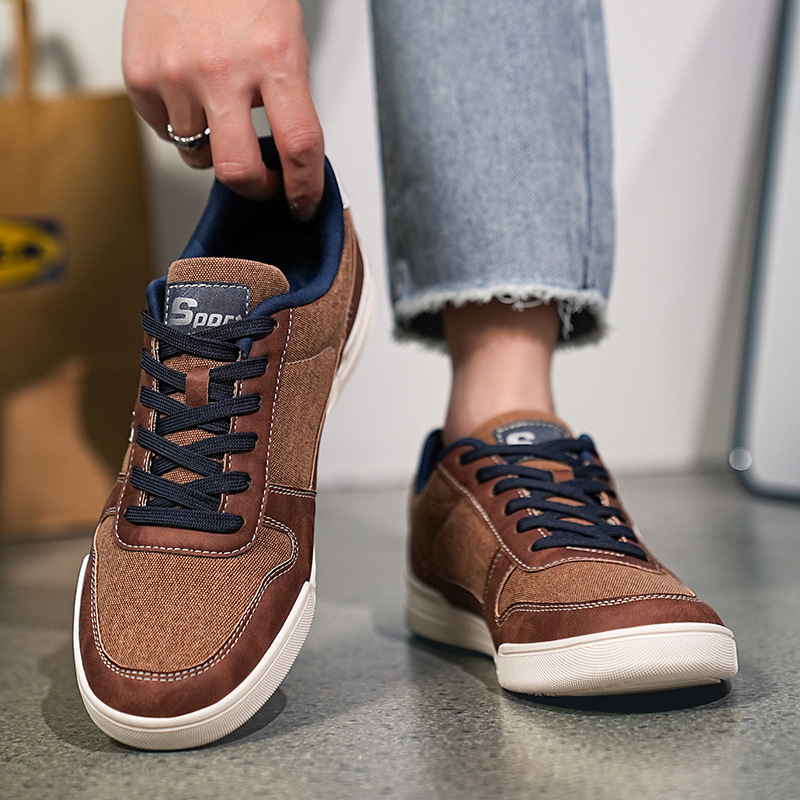 Autumn New Men's Shoes Breathable Denim Sports foto 5