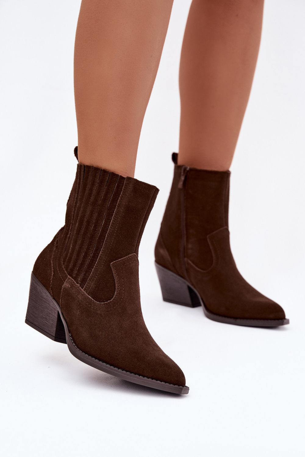 Laarsjes met hoge hak Step in style