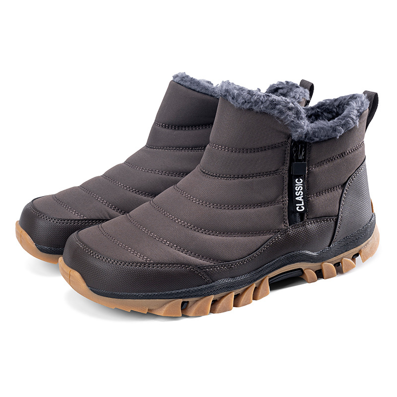 Winter And Spring Warmth Retention Material Non-slip Hiking Shoes foto 4