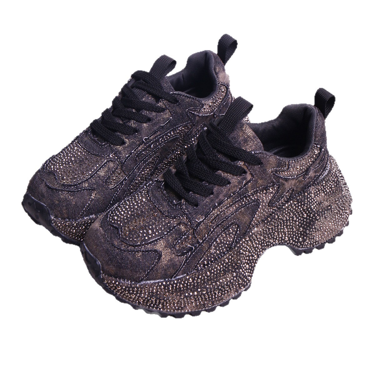 Womens Stylish Versatile Height-increasing Thick-soled Casual Sneakers foto 3