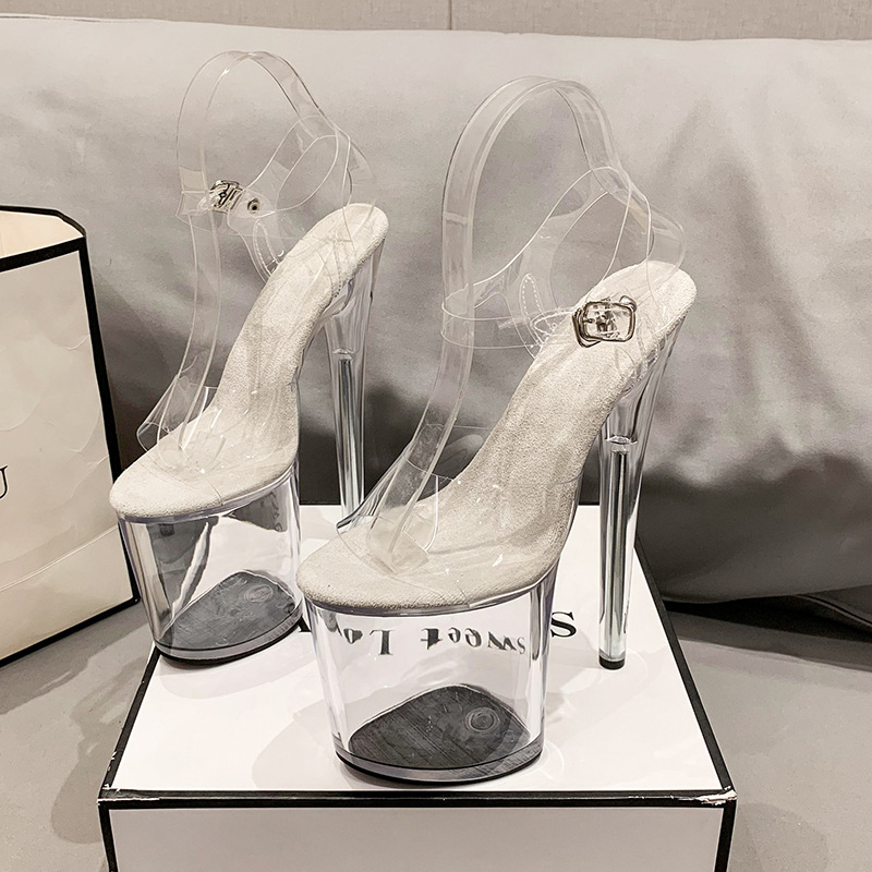 Waterproof Platform Casual Wedding Fashion Women's High Heel Sandals foto 5
