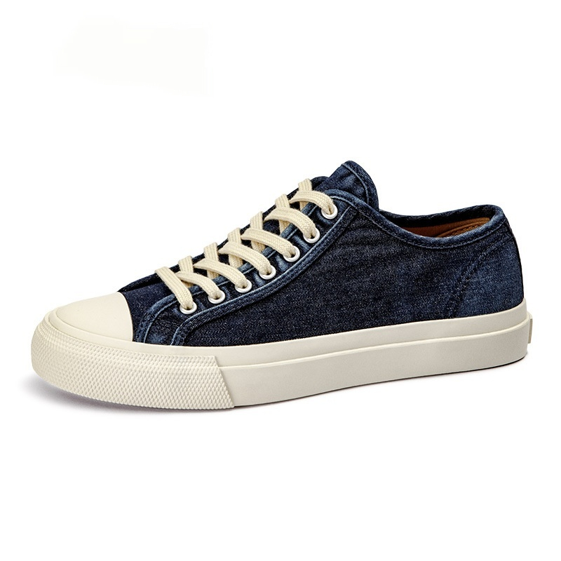 Washed Canvas Shoes Trendy Casual Retro Training Shoes Minority All-match foto 4