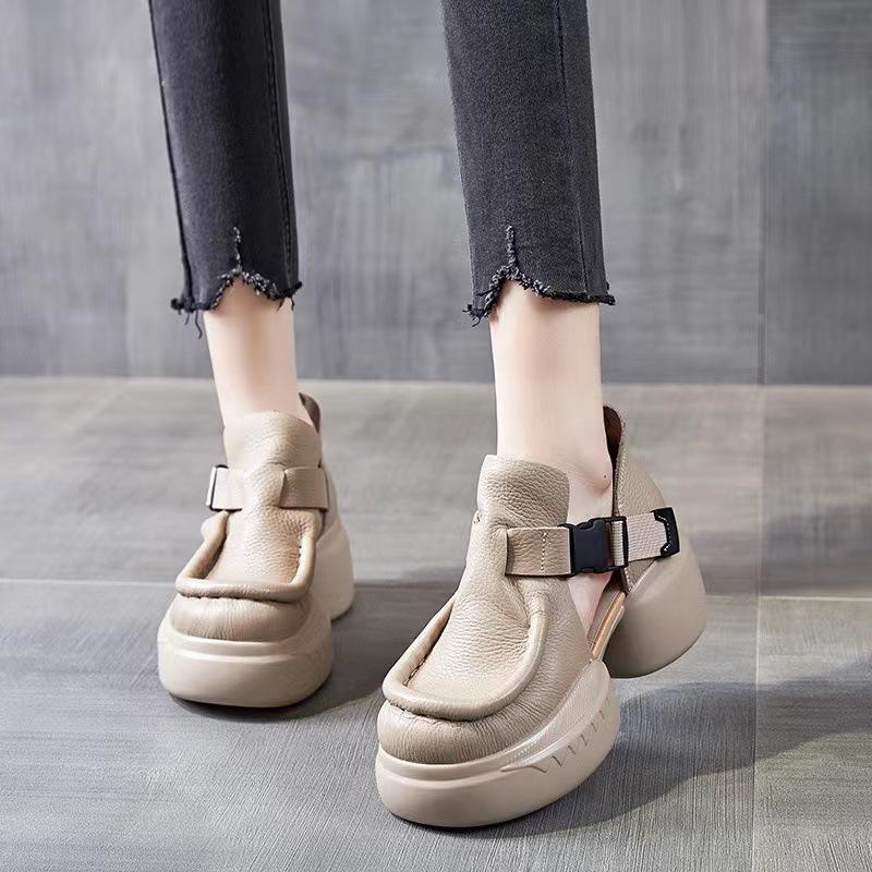 Summer Platform Retro Literary Lady Sandals foto 2