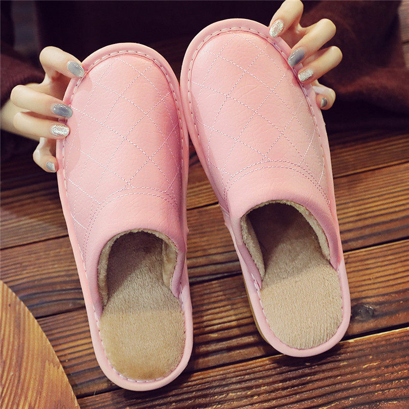 Home Leather Slippers For Men And Women foto 3
