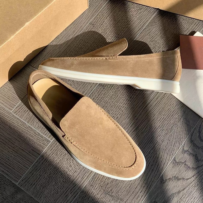 Men's Loafers Summer Casual Frost Flat Shoes Slip-on Driving Shoes foto 2