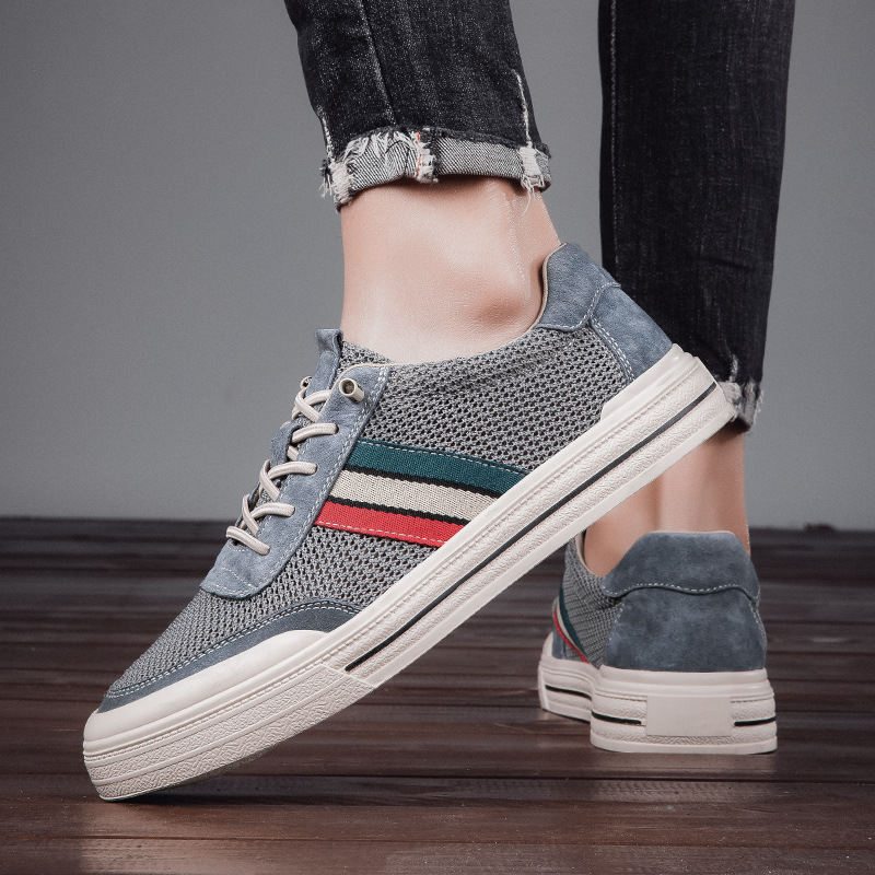 Men's No-tie Hollow Breathable Casual Shoes All-matching foto 5