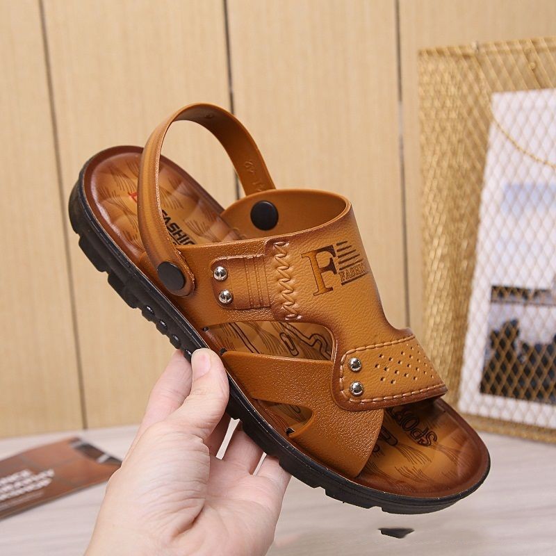 Sandals Summer Open Toed Non-slip Men foto 3
