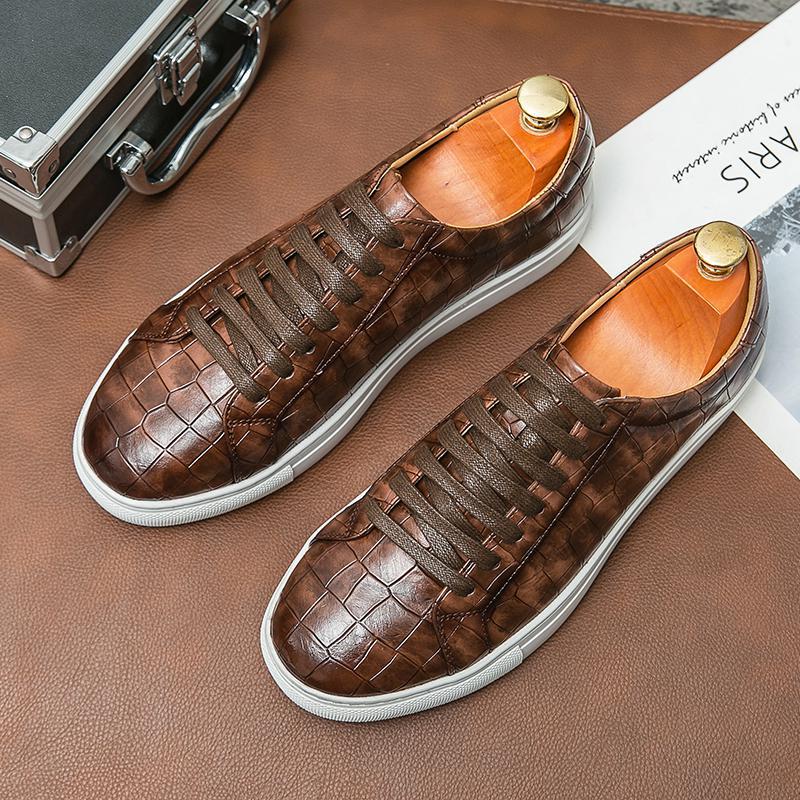 Wear-resistant Trendy Breathable Personality Fashion Casual Shoes Men foto 2