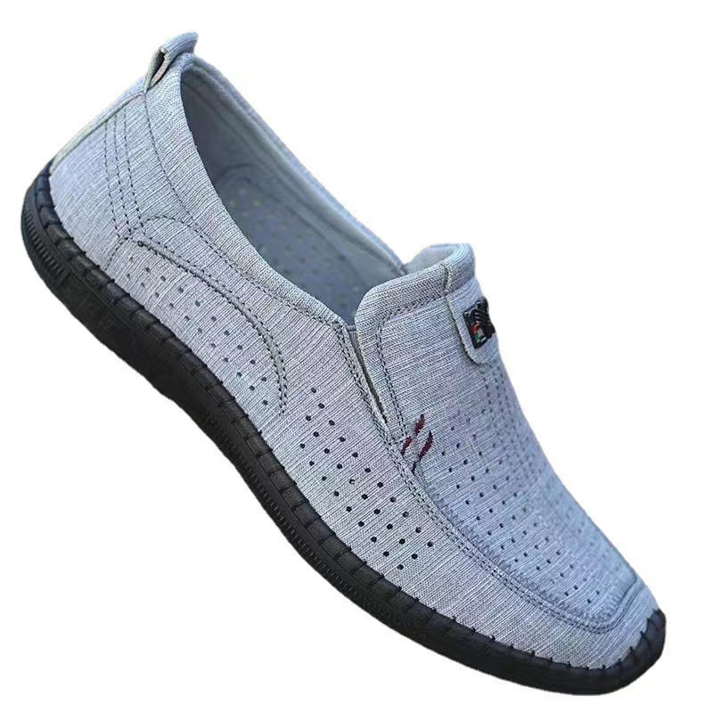 Old Beijing Cloth Shoes Summer Hollow Breathable Casual foto 2