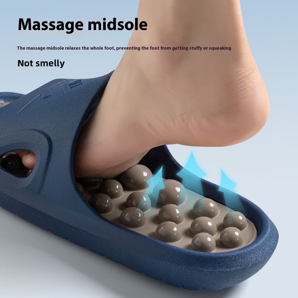 Ball Massage Sandals Bathroom Bath Non-slip Wear-resistant Anti-slip Bath Mat Pedicure foto 5
