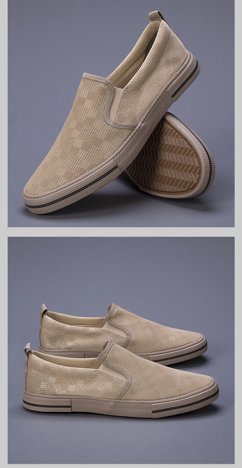 Men's Trendy Breathable Casual Flat Canvas Shoes foto 2