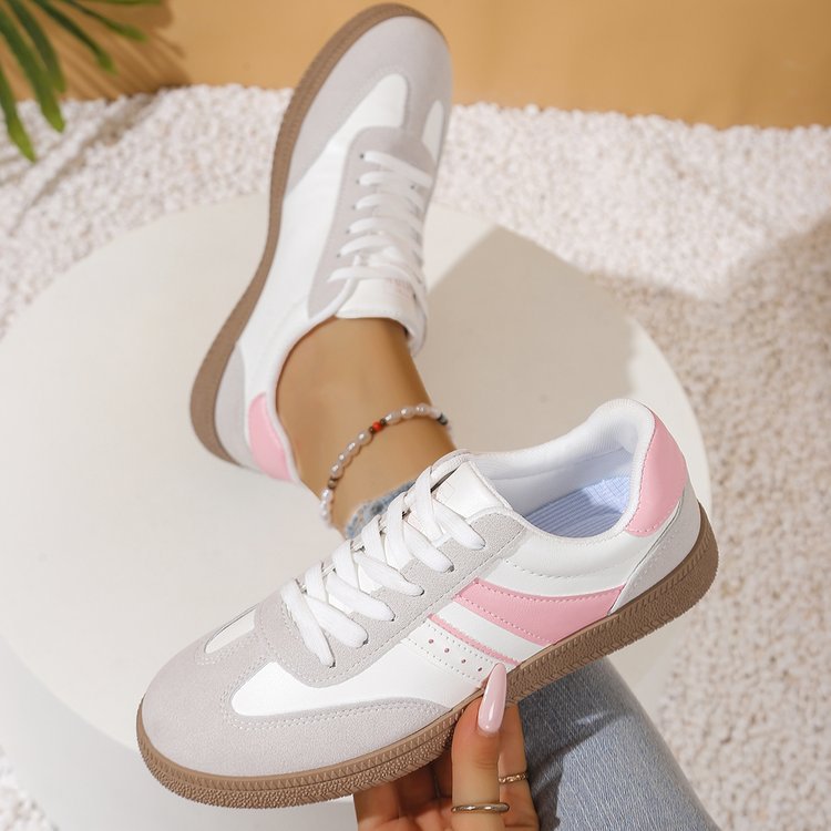 Plus-size Flat Lace-up Sneakers For Casual And Athletic Wear foto 3