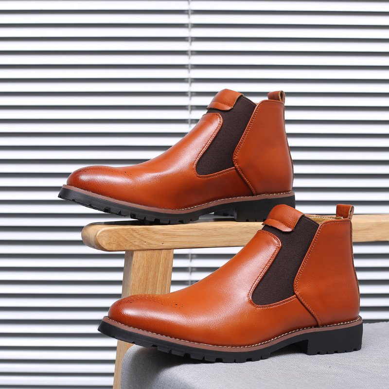 Men's High-top Slip-on Martin Boots foto 4