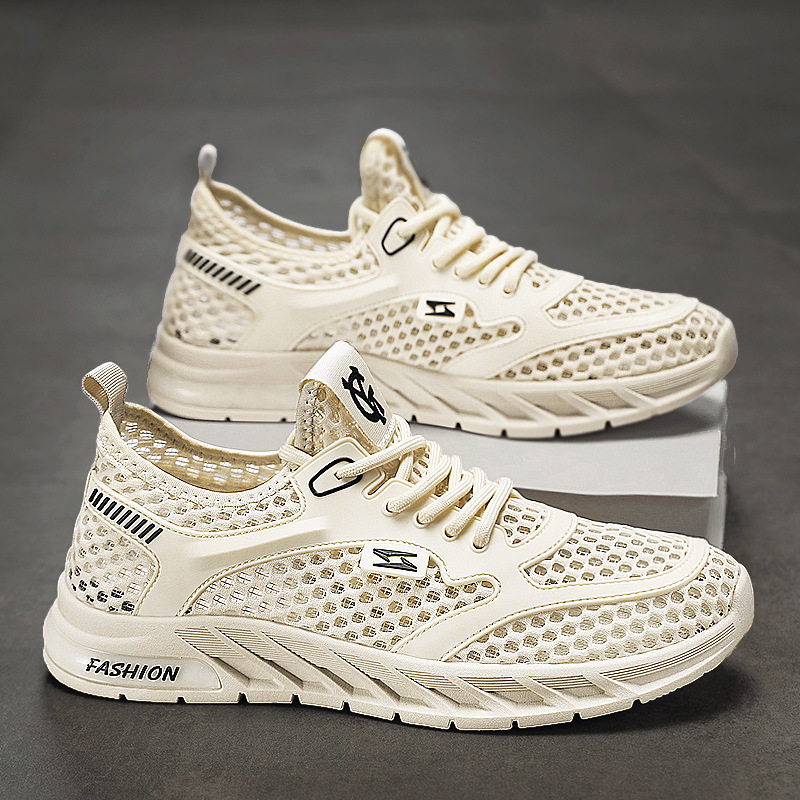 Men's Shoes Summer Hollow Breathable Casual Versatile Soft Bottom foto 4
