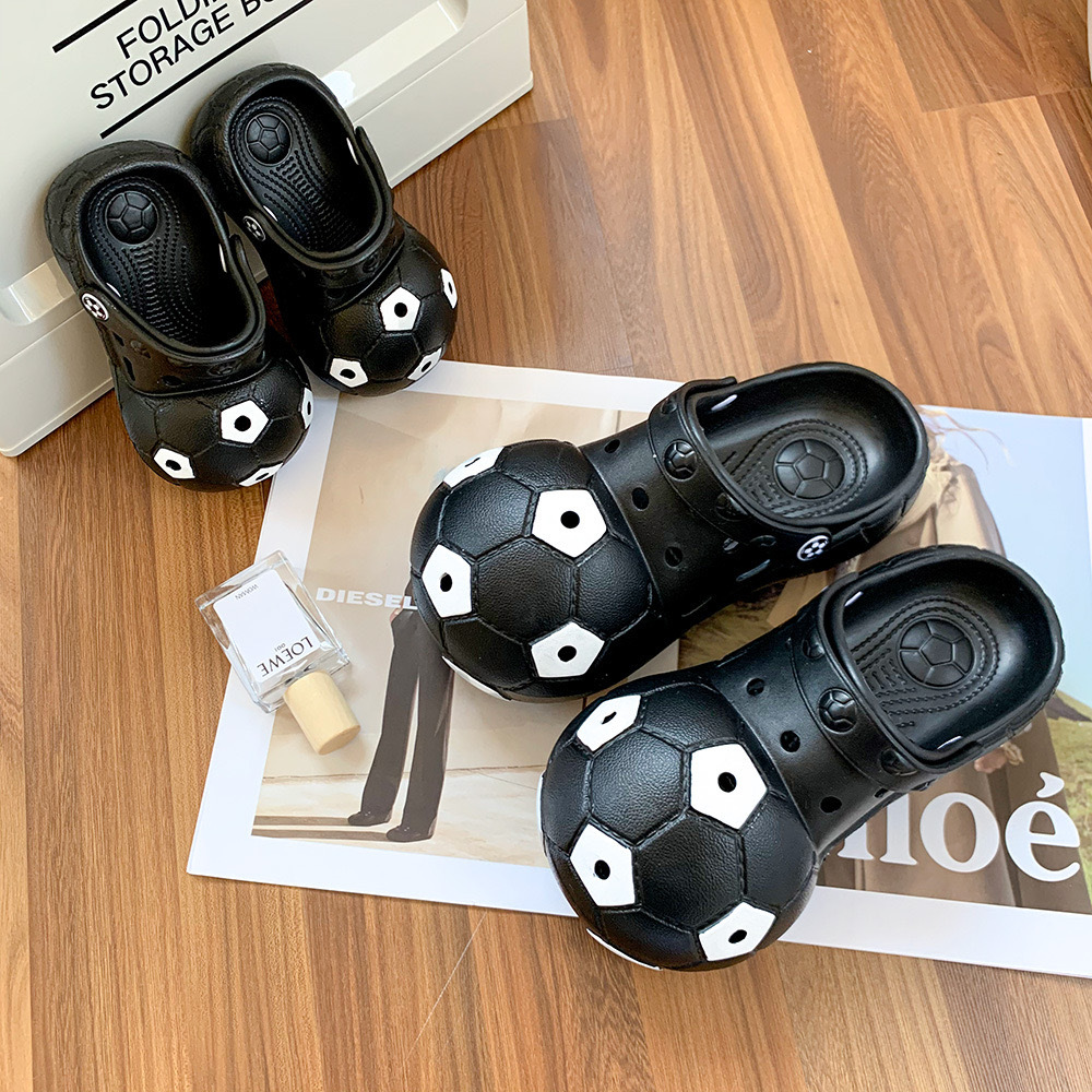 Parent-Child Creative Football Closed-toe Slippers foto 3