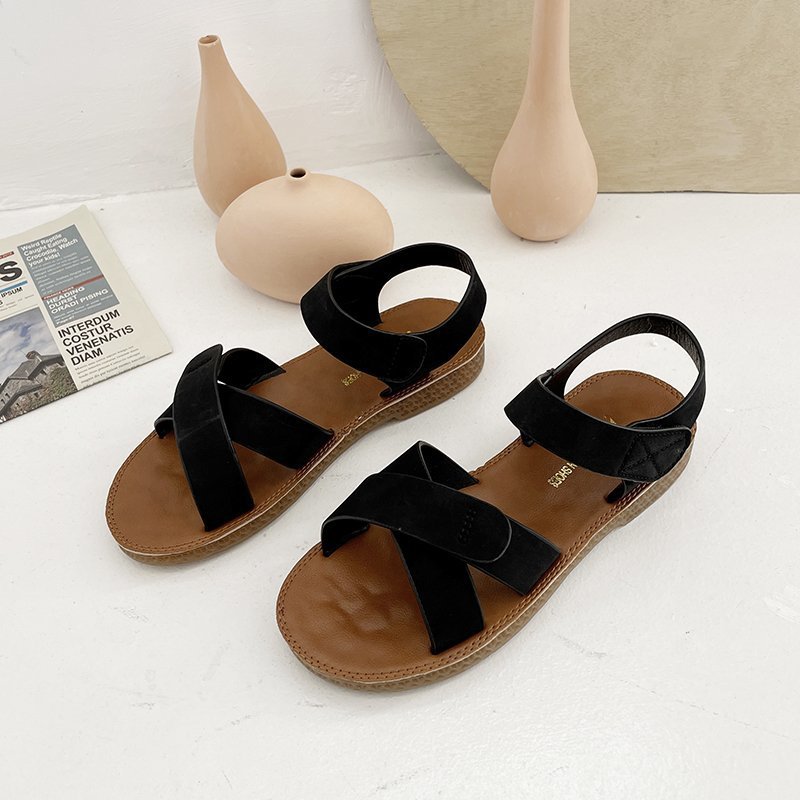Simple Comfortable Casual Beach Shoes Flat Womens Sandals foto 4