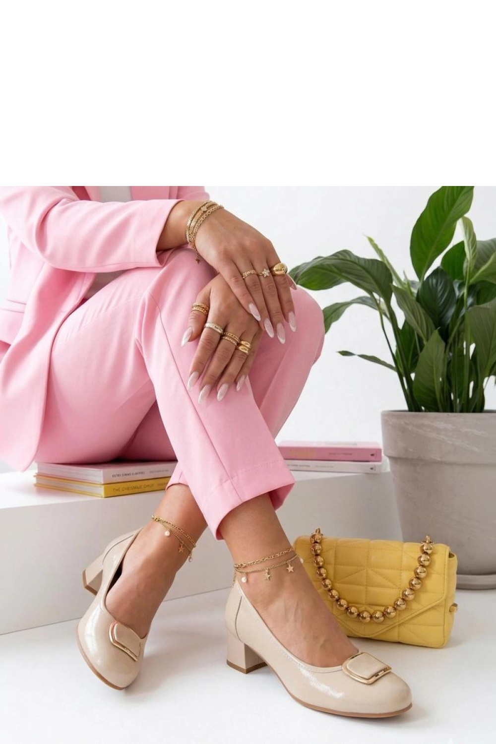 Pumps met dikke hak Solea