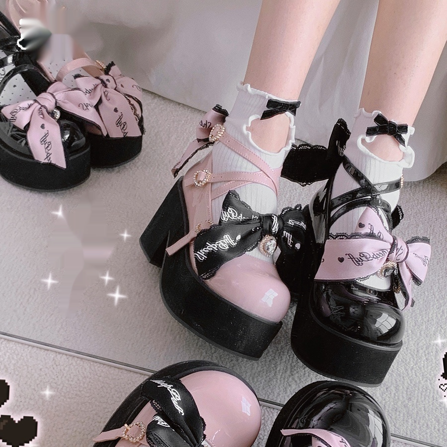 Original Sweet And Cool Thick-soled Sponge Cake Women's Shoes foto 3