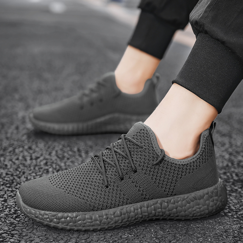 Men's Running Shoes Spring Low Top Fly-kit Mesh foto 5
