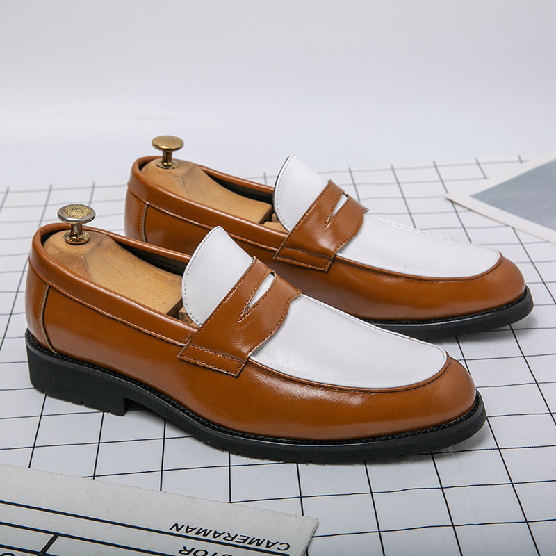 Summer New Men's Low-top Office Formal Leather Shoes foto 5
