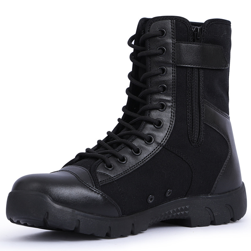 Outdoor High-top Breathable Canvas Men's Boots foto 4