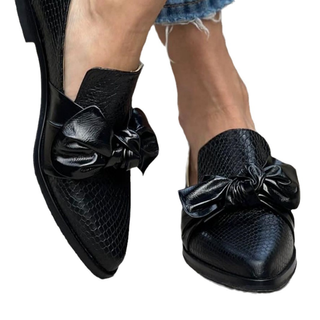 Spring And Autumn Pointed Toe Shallow Mouth Buckle Plus Size Casual Pumps Women foto 5