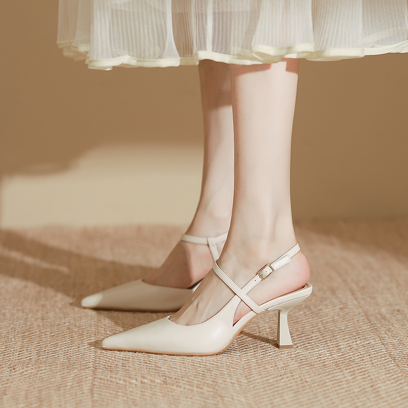 Spring Women's Sandals Women's Fashion Pointed High Heels foto 2