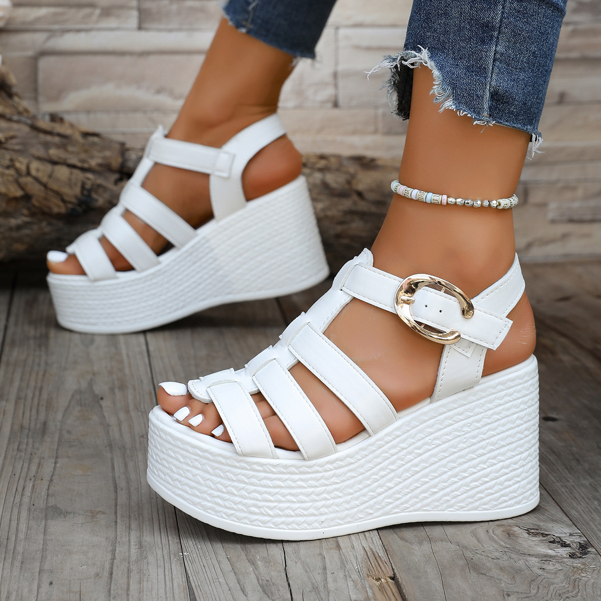 Fashion Thick-soled Platform Womens Shoes foto 2