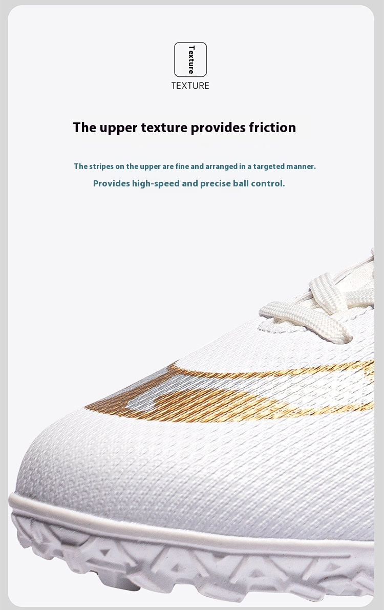 Fashionable Breathable Children's Football Shoes foto 4