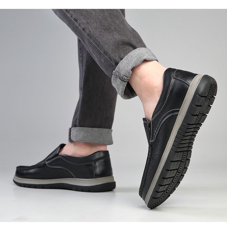 Men's Casual Waterproof Lightweight Leather Shoes foto 5