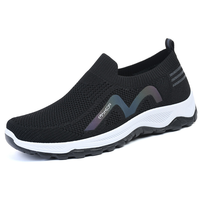 Men's Non-slip Wear-resistant Sports Soft-soled Mesh Surface Casual Shoes foto 3
