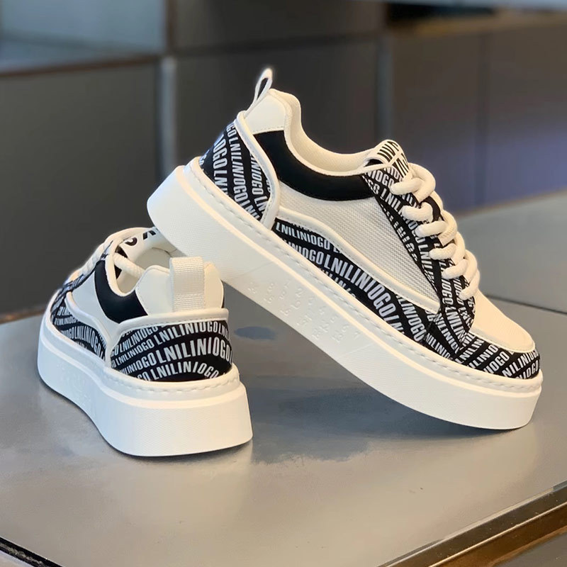 Thick Bottom Wear-resistant Board Shoes Breathable Fashion Casual Sneaker foto 4